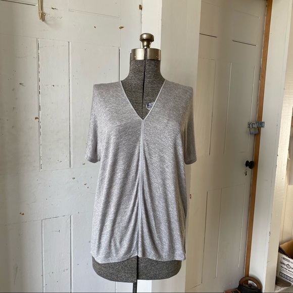 Vince Center Front Seam Oversized Dolman Blouse - Picture 5 of 14